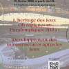 [Table Ronde] L'Héritage des Jeux Olympiques et Paralympiques 2024: Développement des infrastructures après les jeux (UFR STAPS Nancy, 10 février 2025 à 13h30)