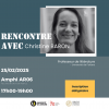 Affiche de la rencontre avec Christine Baron