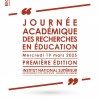 visuel programme journée académique des recherches en éducation