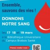 Collecte de sang à la BU Santé