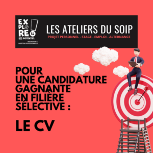 Vers l'article [Les Ateliers du SOIP] Pour une candidature gagnante en filière sélective : le CV