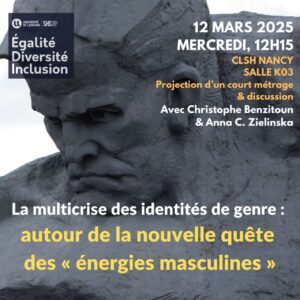 Vers l'article [Discussion EDI] Autour de la nouvelle quête des « énergies masculines »