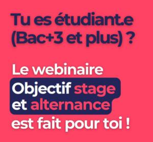 Vers l'article Webinaire Apec "Objectif Stage et Alternance"