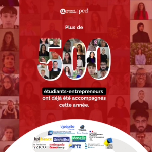 Vers l'article Plus de 500 étudiants-entrepreneurs à l’Université de Lorraine : une dynamique qui se confirme