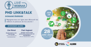 Vers l'article [Webinaires PhD Link&Talk] – Domaine Energies