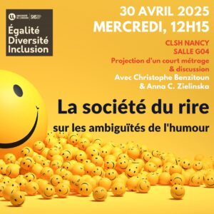 Vers l'article [Discussion EDI] La societé du rire – sur les ambiguitiés de l'humour