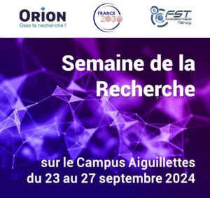 Vers l'article Semaine de la Recherche sur le Campus Aiguillettes