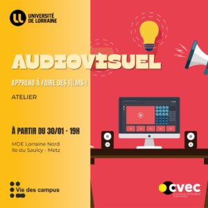 Vers l'article Atelier audiovisuel