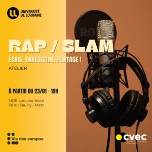 Vers l'article Atelier rap / slam