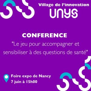 Vers l'article Conférence "Le jeu pour accompagner et sensibiliser à des questions de santé"