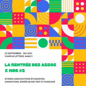 Vers l'article La rentrée des Assos X MDE #2