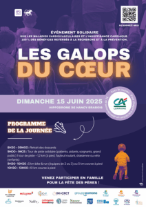 Vers l'article "Les Galops du Coeur" : un événement caritatif pour comprendre, prévenir et lutter contre les maladies cardiovasculaires