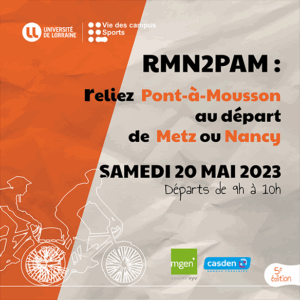 Vers l'article RMN2PAM 2023 : En mai, prenez votre vélo direction Pont-à-Mousson !