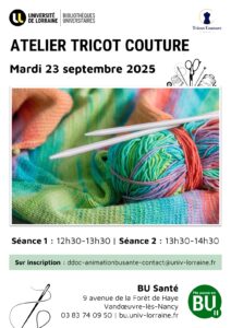 Atelier "Couture" à la BU Santé