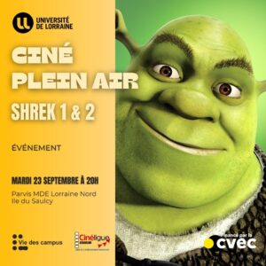 Vers l'article « Shrek 1 & 2 » – Cinéma en plein air