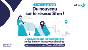 Vers l'article Nouveautés mobilités pour la rentrée 2025 à Nancy : tout ce qu’il faut savoir