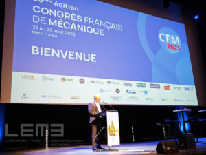 Vers l'article [Retour sur] Le Congrès Français de Mécanique 2025 à Metz : une semaine au cœur de l’innovation scientifique