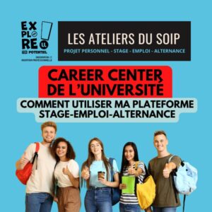 Vers l'article [Les ateliers du SOIP à distance] Career Center de l’université