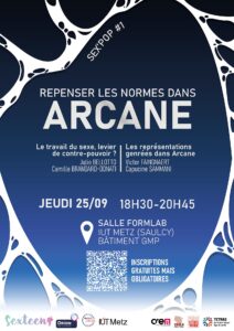 Vers l'article [Sexpop #1] Apéro scientifique : repenser les normes dans la série Arcane