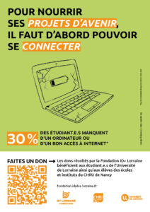 Affiche précarité numérique campagne action sociale 2025