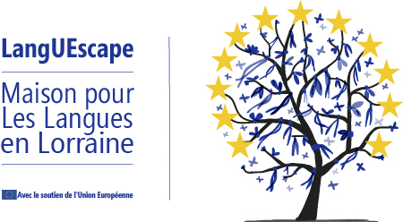 Logo du projet LangUEscape porté par la Maison pour les langues en Lorraine