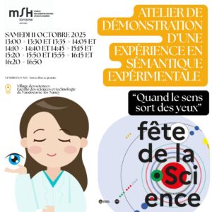 Vers l'article FÊTE DE LA SCIENCE : Quand le sens sort des yeux