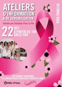 Vers l'article Matinée d’Autopalpation avec l’association Des Seins pour la Vie
