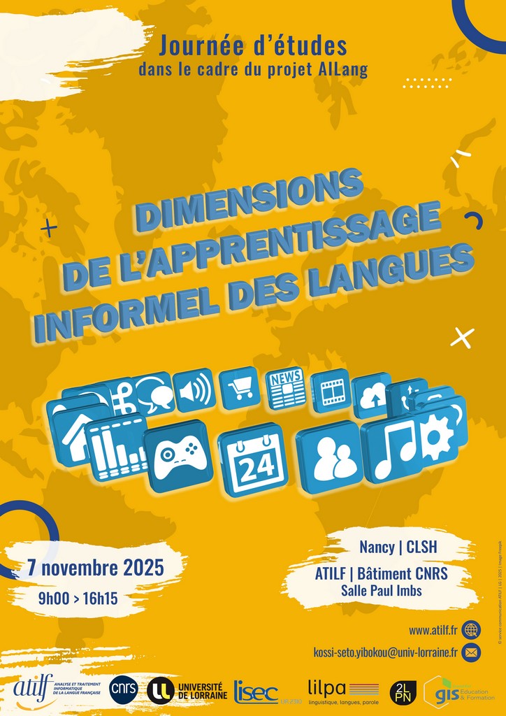 Affiche de la journée d'étude