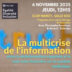Vers l'article [Discussion EDI] La multicrise de l’information