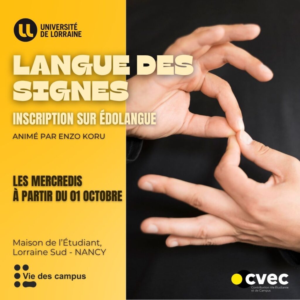 LANGUE DES SIGNES