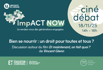 ImpACT NOW - Bien se nourrir, un droit pour toutes et tous ? Discussion autour du film "Et maintenat on fait quoi ?" de Vincent Glenn