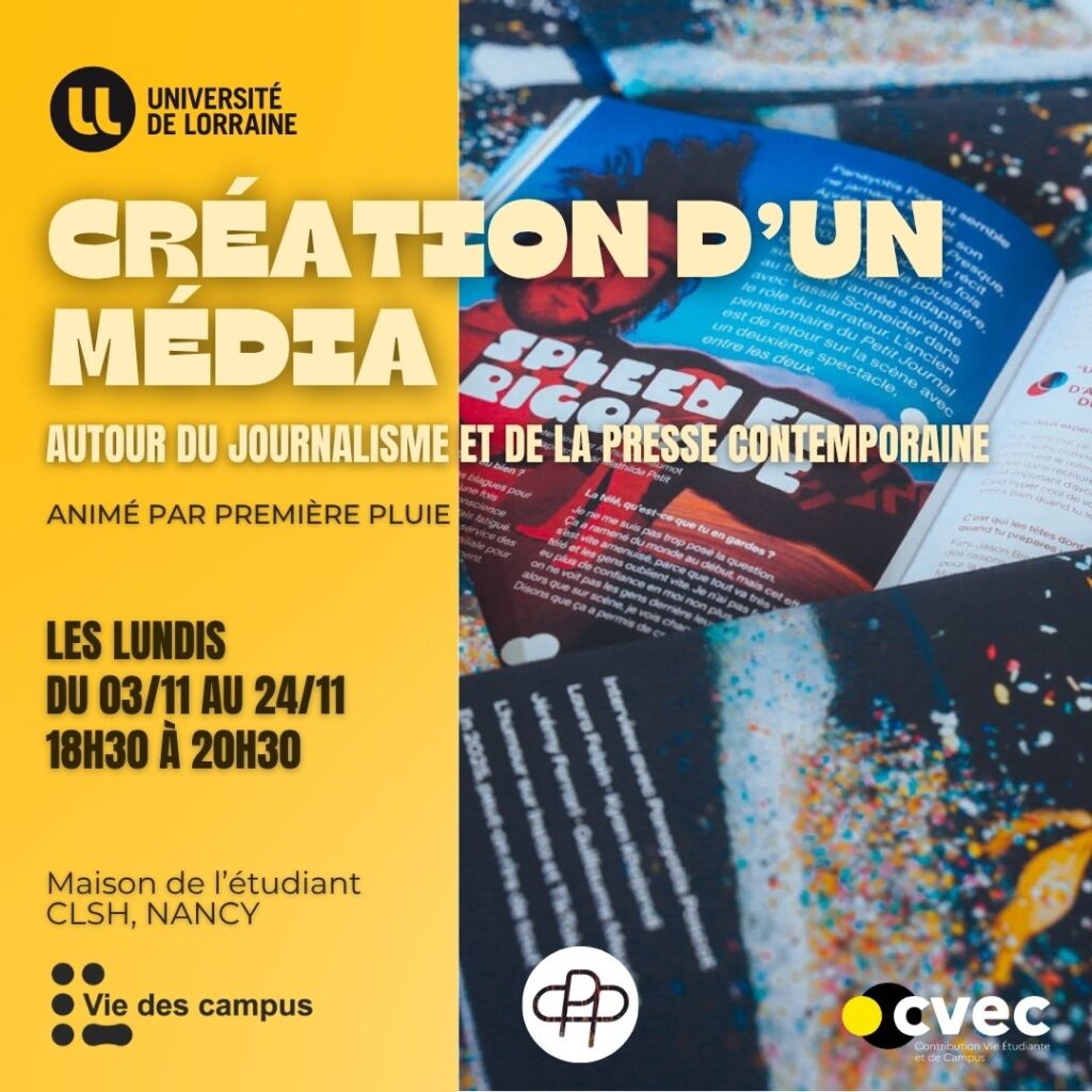 CRÉATION D'UN MÉDIA