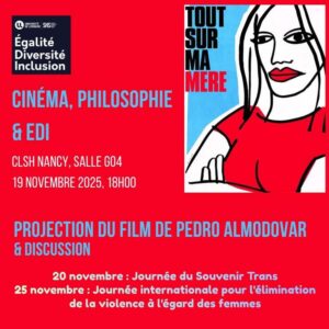 Vers l'article [Projection-débat] Cinéma & philosophie : Tout sur ma mère (P. Almodovar 1999)