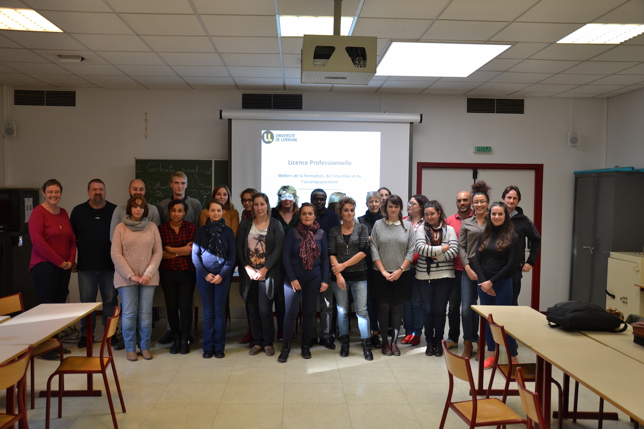 Lience professionnelle Métiers de la Formation, de l'Insertion et de l'Accompagnement