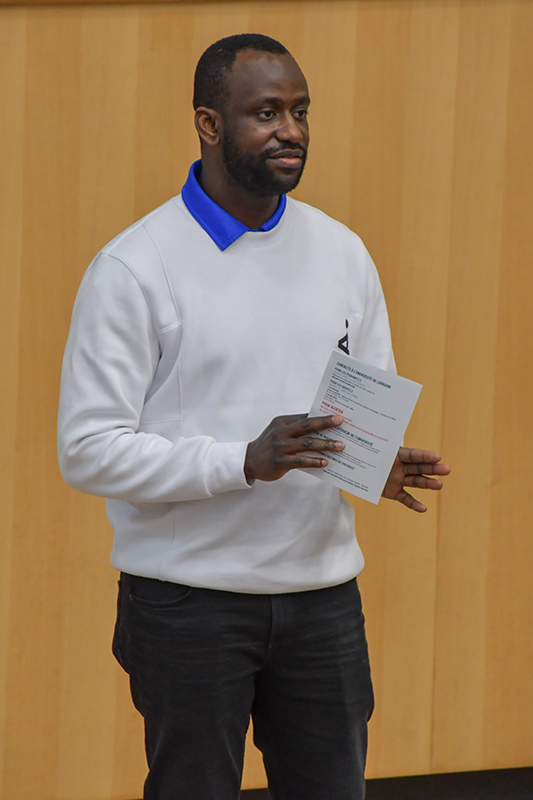 Isaac Tchara, chargé de projets Egalité, diversité, inclusion de l'Université de Lorraine