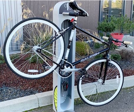 Station d'entretien de vélos