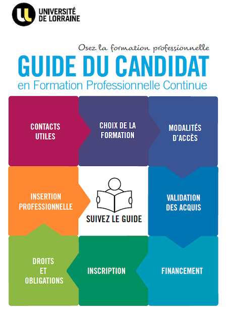 Guide du candidat en formation professionnelle continue - Université de Lorraine