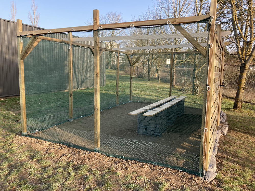 Installation des ruches du campus Brabois Santé