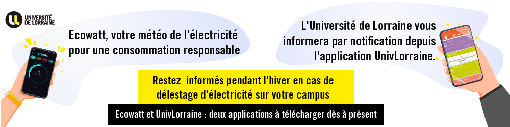 Bannière Ecowett et appli UnivLorraine