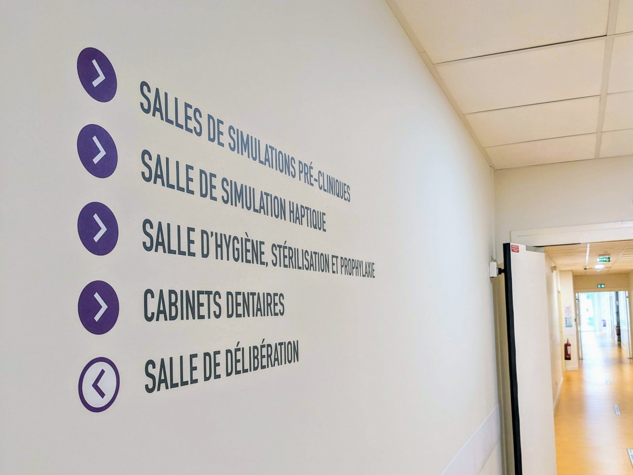 Signalétique - Faculté d'odontologie de Lorraine