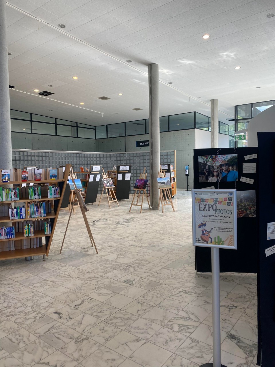 Expo à la BU Ingénieurs, Université de Lorraine