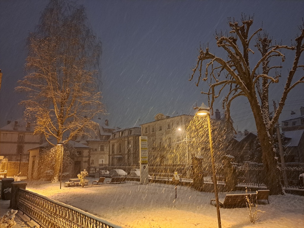 Neige sur l'IUT